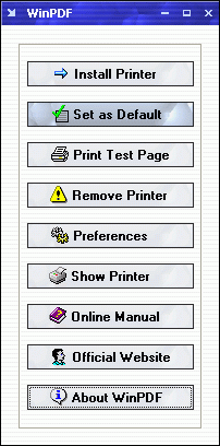 Screenshot of WinPDF